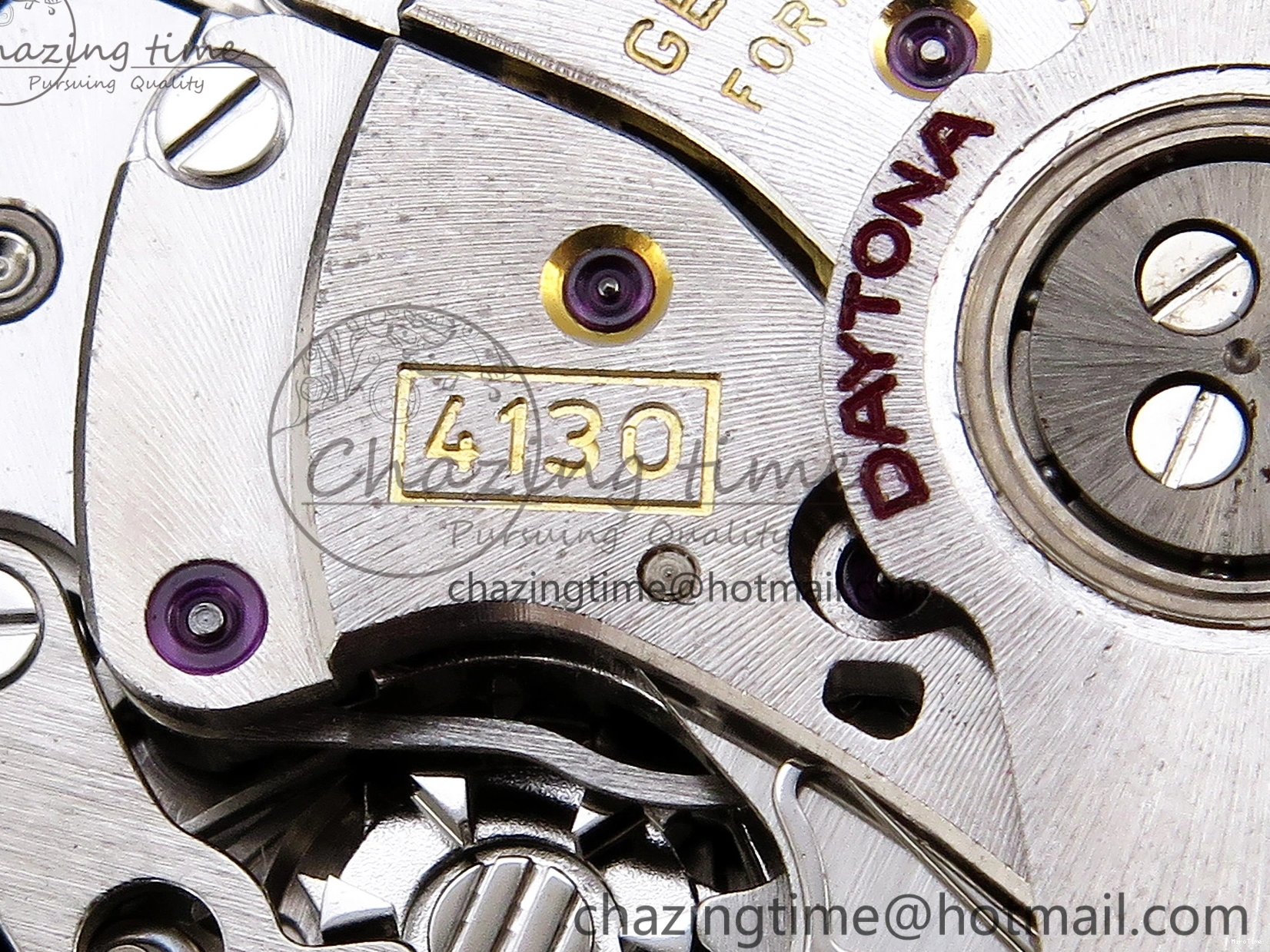 MiroTime 0203 MoistureWicking Daytona AET White Ceramic Case and Bracelet Green Dial SA4130 V 1891